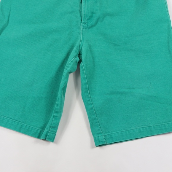 Vintage 90s Mens 36 Streetwear Denim Shorts Green - Picture 3 of 8